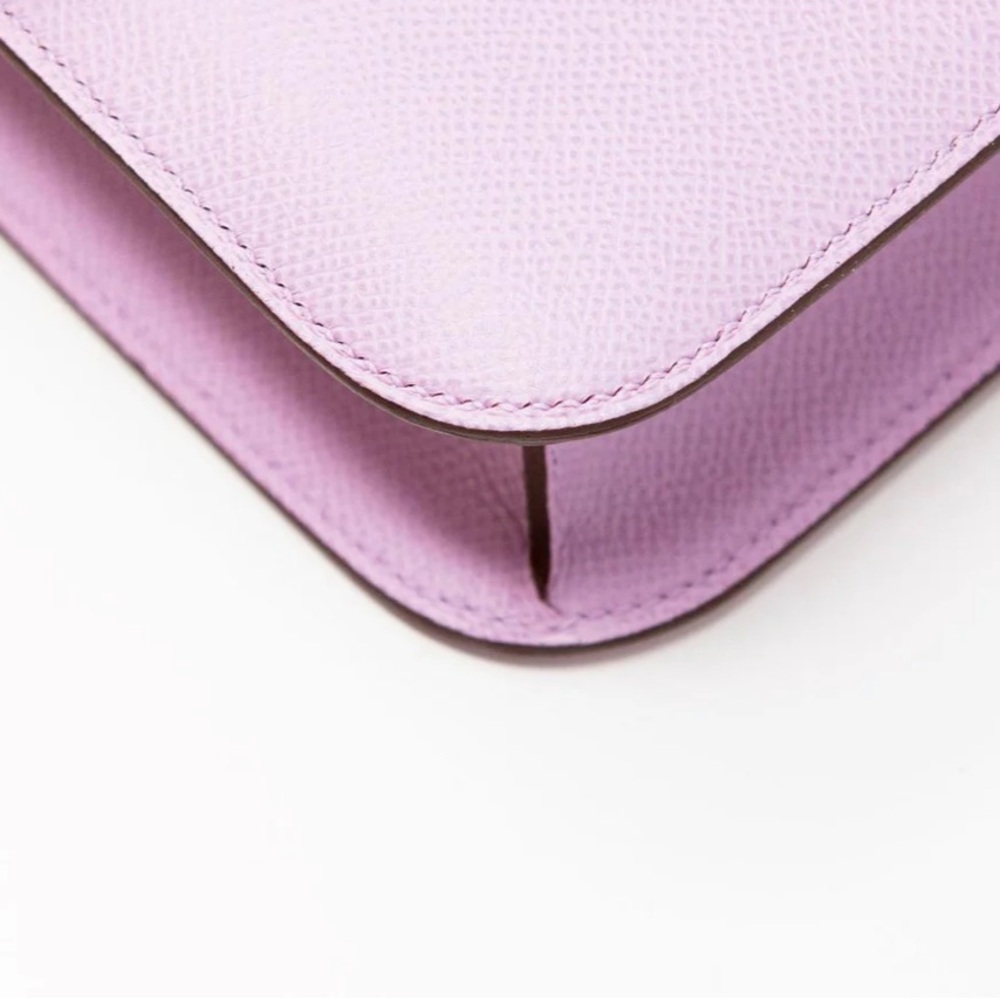 HERMES MAUVE SYLVESTRE EPSOM CONSTANCE 24 - Picture 9 of 15